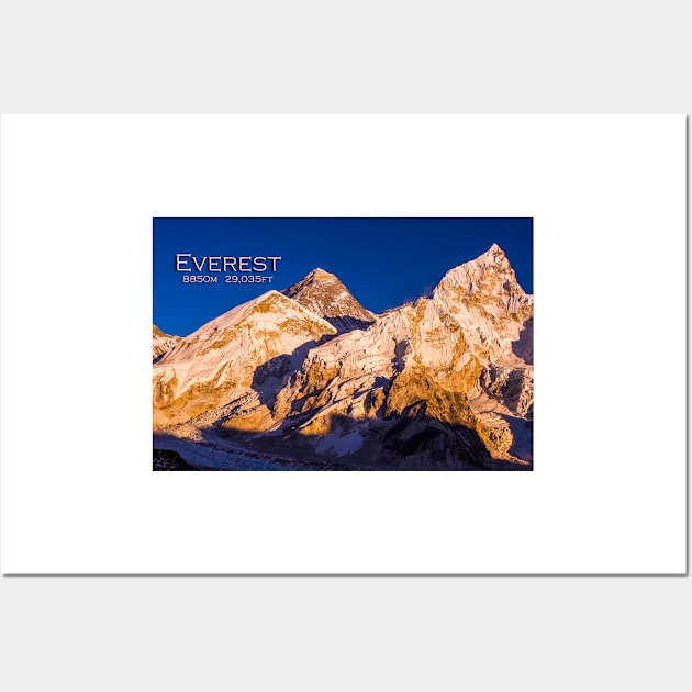 Everest sunset Wall Art by geoffshoults